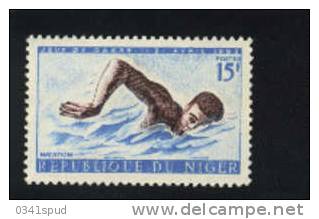 Niger   ** Never Hinged  Natation Swimming Nuoto - Nuoto