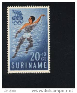 Suriname ** Never Hinged   Natation Swimming Nuoto - Natation