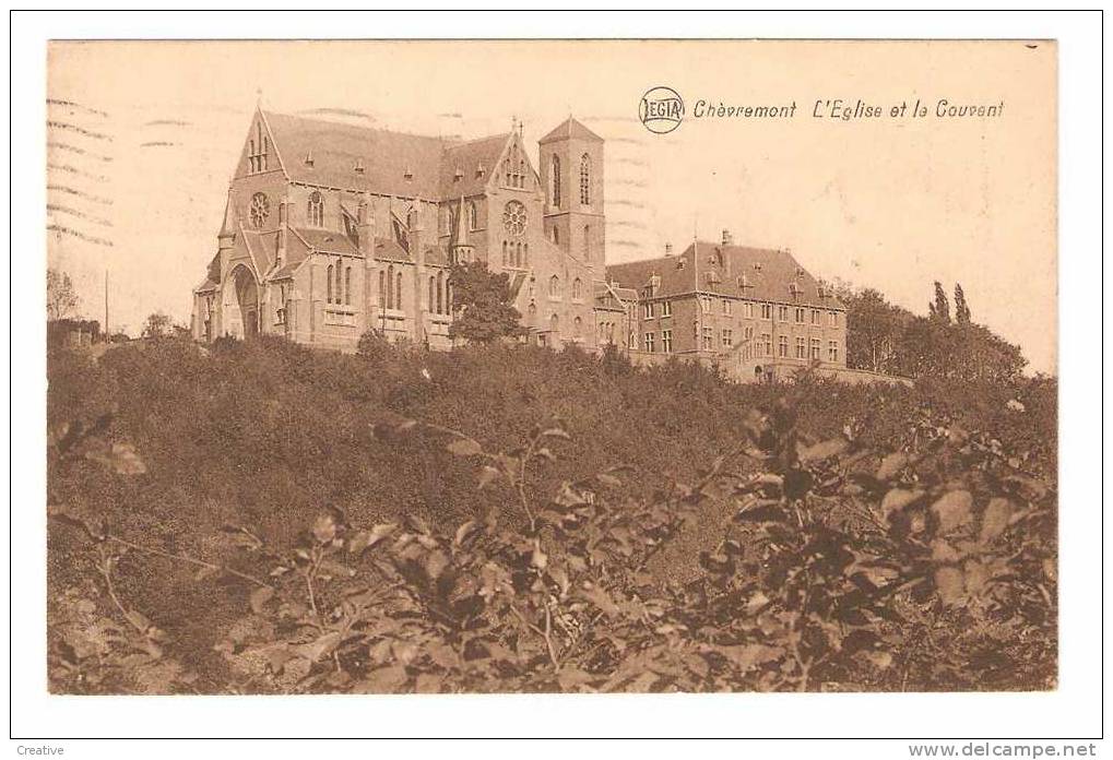 CHEVREMONT.L' Eglise Et Le Couvent 1931 - Chaudfontaine