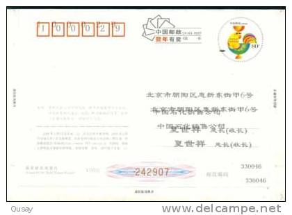 Car Petrol Gas  Station Chinese Petroleum Chemical Industry Group  ,   Pre-stamped Card , Postal Stationery - Oil