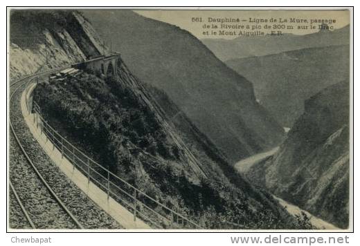 Ligne De La Mure, Passage De La Rivoire Sur Le Drac Et Le Mont Aiguille  -  561 - La Mure