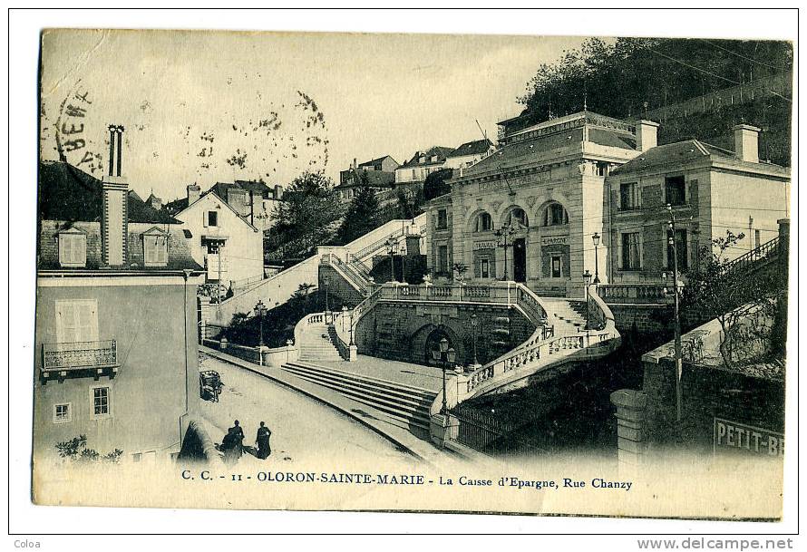 Oloron Sainte Marie La Caisse D'épargne Rue Chanzy - Oloron Sainte Marie