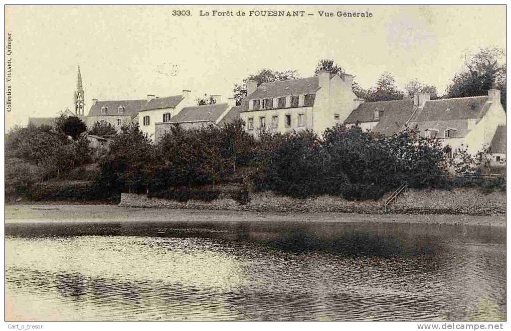 CPA 29 La Forêt De FOUESNANT Vue Générale TBE Villard N°3303 - La Forêt-Fouesnant