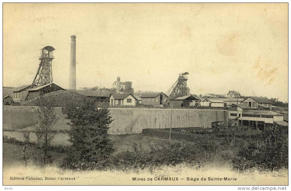 CPA (81)mines De   CARMAUX Siege De Sainte Marie - Carmaux