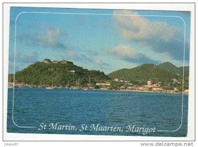 CPM  GUADELOUPE LES ANTILLES  ST MARTIN, MARIGOT, LE FORT ST LOUIS ET LE BOURG - Saint Martin