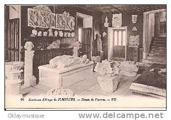 Carte De Jumièges (musée De Pierre Dans L'ancienne Abbaye) - Jumieges
