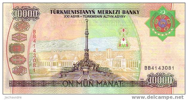 TURKMENISTAN   10 000 Manat Emission De 2003   Pick 15     ***** BILLET  NEUF ***** - Turkmenistán