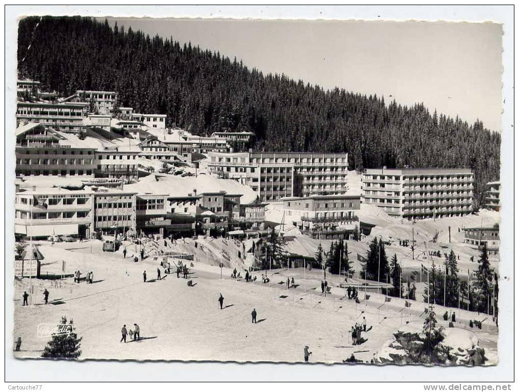 I2 - COURCHEVEL - Vue Panoramique Sur La Station (1962 - Jolie Carte Semi-moderne Grand Format) - Courchevel