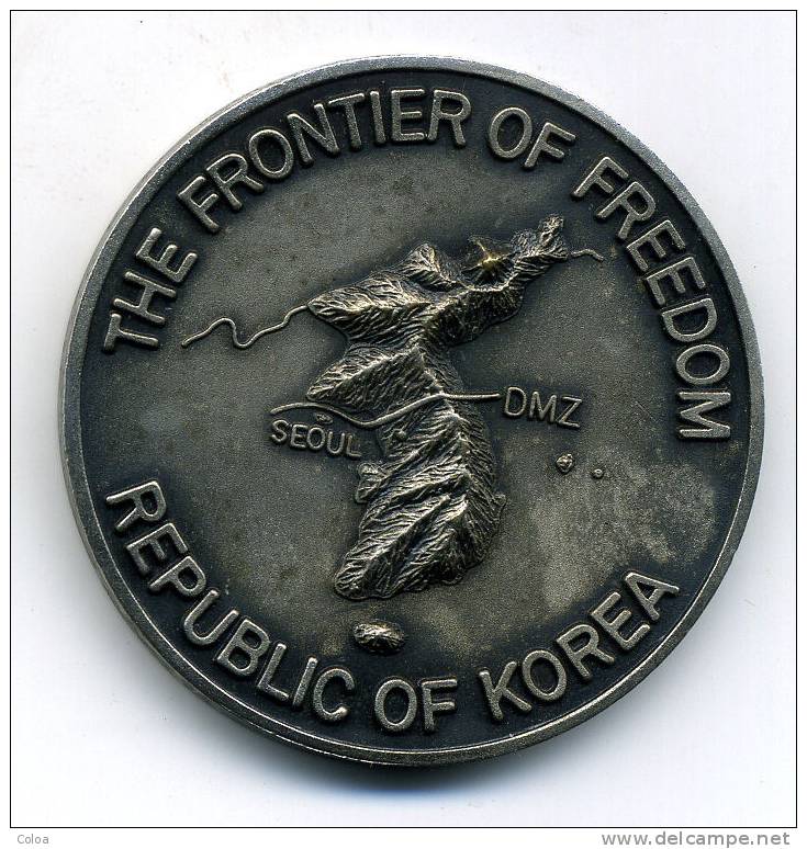 Médaille Korea Corée Frontière De La Liberté - Autres & Non Classés