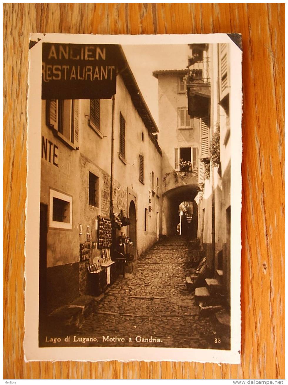 Lugano - GANDRIA - Ancien Restaurant  -  1930- F D18308 - Gandria 