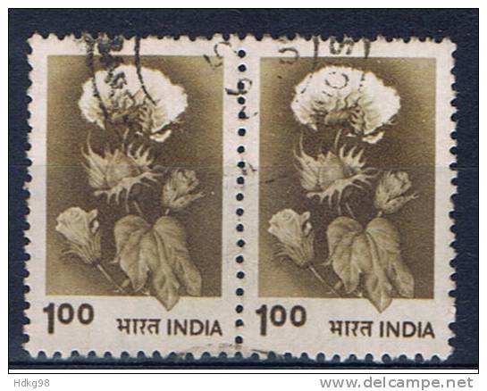 IND+ Indien 1980 Mi 820 (Paar) - Usados