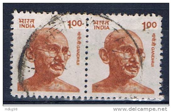 IND+ Indien 1991 Mi 1287 (Paar) - Used Stamps