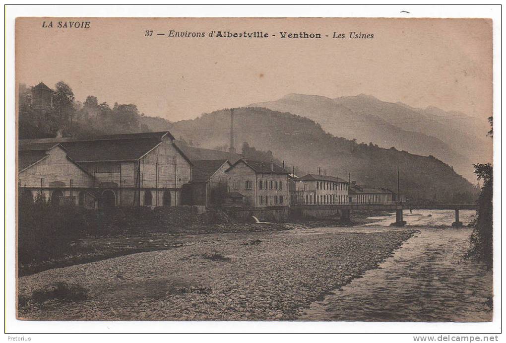 *** DEPT 73 . VENTHON - ENVIRONS D'ALBERTVILLE - LES USINES *** - Albertville