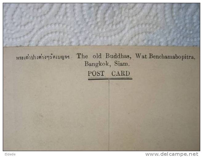 Bangkok The Old Buddahs Wat Benchamabopitra  Siam - Thaïlande