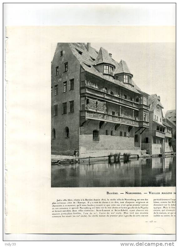 - REPROS DE PHOTOS RECTO-VERSO EDITEES DANS LES ANNEES 1910 . 1. NUREMBERG VIEILLES MAISONS 2. PHILADELPHIE NOUVELLE UNI - Other & Unclassified