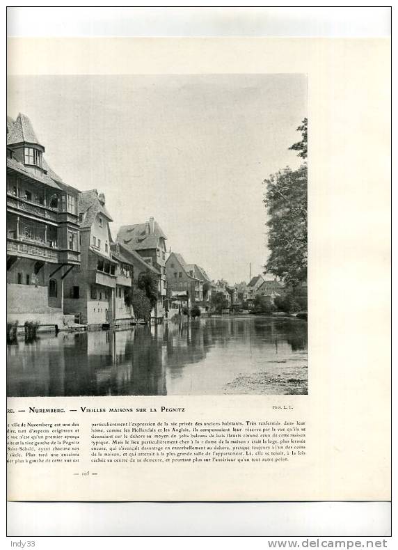 - REPROS DE PHOTOS RECTO-VERSO EDITEES DANS LES ANNEES 1910 . 1. NUREMBERG VIEILLES MAISONS 2. PHILADELPHIE NOUVELLE UNI - Other & Unclassified