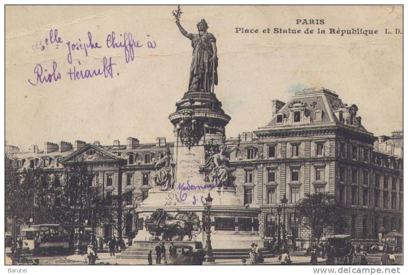 PARIS 03 - Place Et Statue De La République - District 03