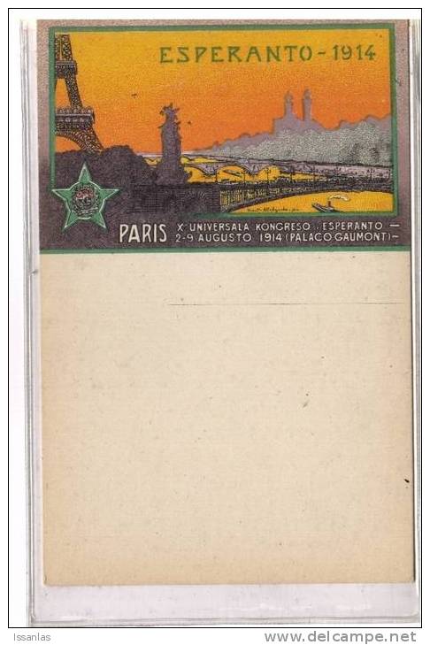 Paris Esperanto 1914 (tour Effel) - Esperanto