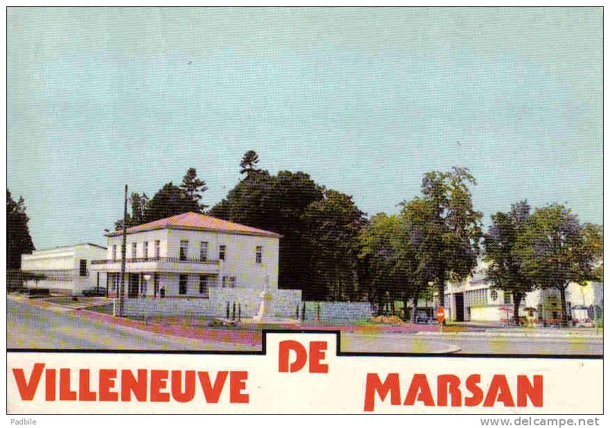 Carte Postale  40.  Villeneuve-de-Marsan Trés Beau Plan - Villeneuve De Marsan