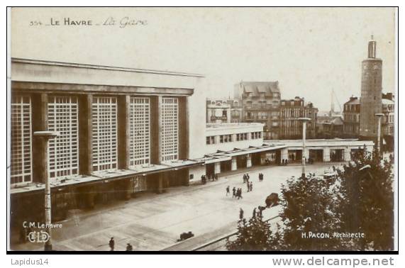 200 E/ CPA  LE HAVRE (76)  LA GARE - Gare