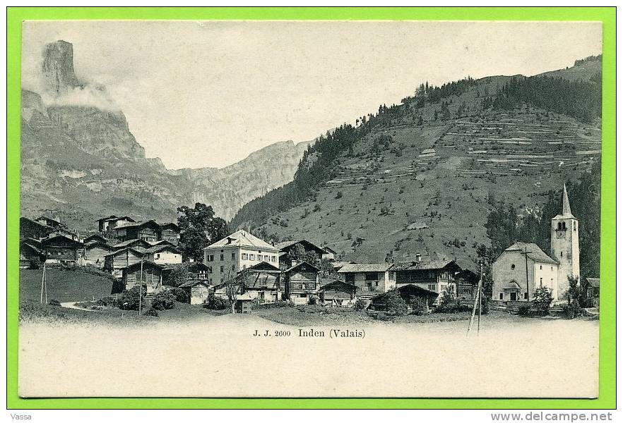 SUISSE - INDEN ( Valais) Precurseur - Inden