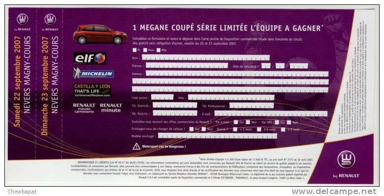 Invitation World Series Nevers Magny-Cours - Car Racing - F1