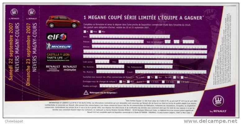 Invitation World Series Nevers Magny-Cours - Automobile - F1