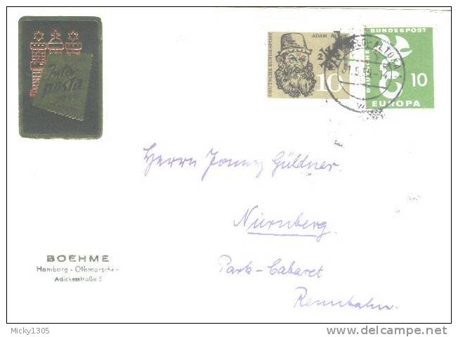 Germany - Hamburg-Altona 31.5.1959 (R455) - Briefe U. Dokumente