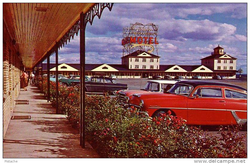 Québec - Auberge Motel Hotel Laurier Inn Autos Cars - 1950 1950s - True Colors By Carle's - Québec - Sainte-Foy-Sillery