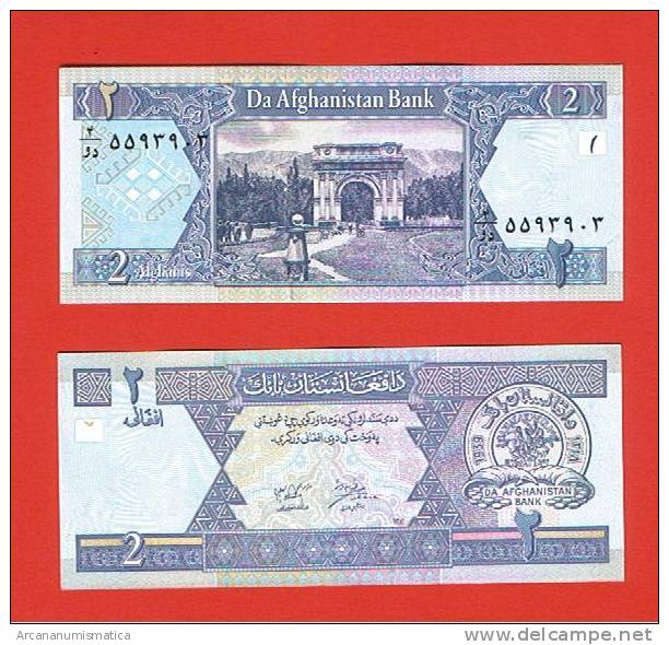 AFGHANISTAN  2 AFGHANIS  2002  KM#65  PLANCHA/UNC  DL-5389 - Afghanistán