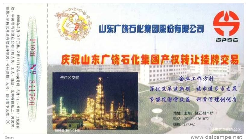 Petroleum  Refinery   ,  Pre-stamped Card , Postal Stationery - Pétrole