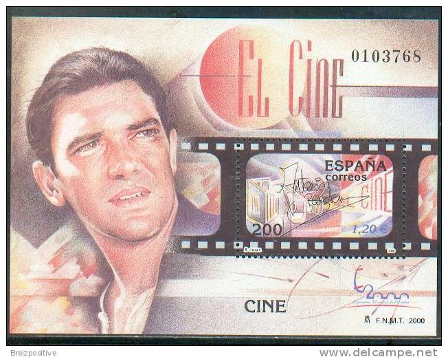 Espagne Spain 2000 - Antonio Banderas, Acteur De Cinéma / Movie Actor - Espana 2000 - MNH - Cinema