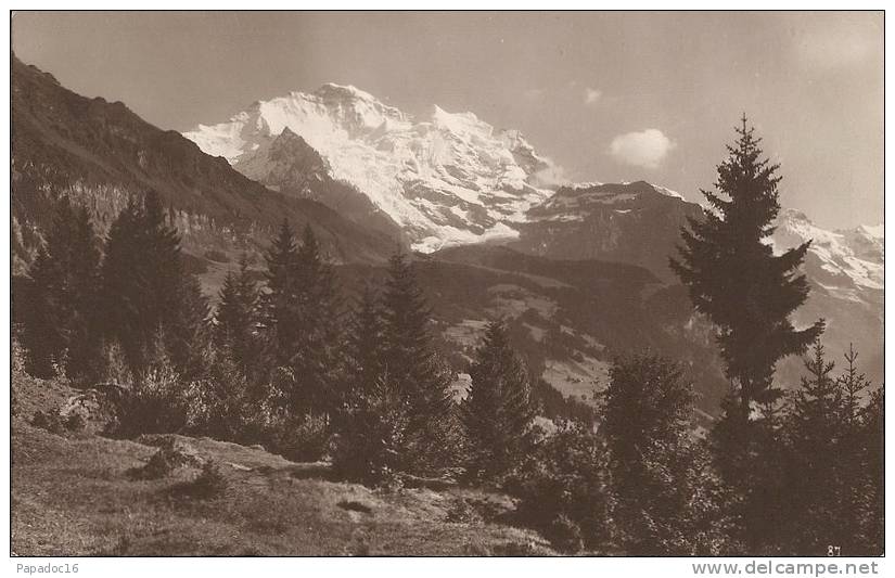 CH - BE - Wengen - Die Jungfrau - (1917) - Wengen