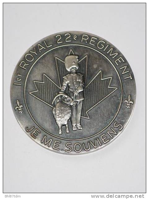 Médaille Canada, Royall 22° Rgt, Infanterie - United Kingdom