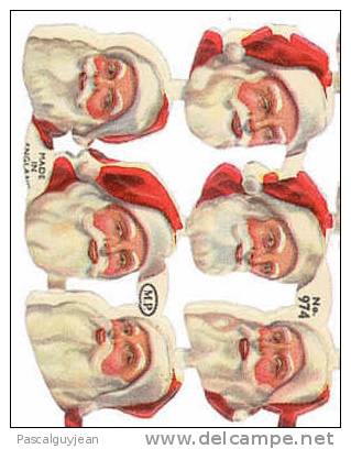 PLANCHE DE 54 DECOUPIS PERE NOEL - CHRISTMAS DIE-CUT - Di Natale