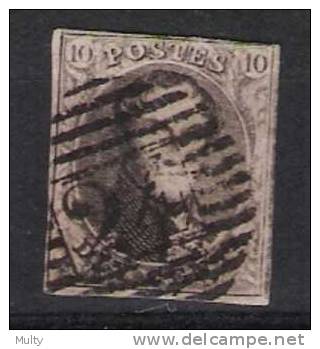 Belgie OCB 6 (0) - 1851-1857 Médaillons (6/8)