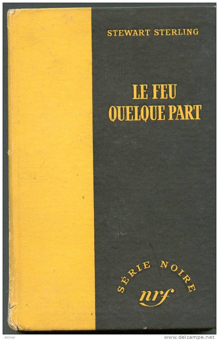 N° 102 - EO 1951  - STERLING - LE FEU QUELQUE PART - Série Noire