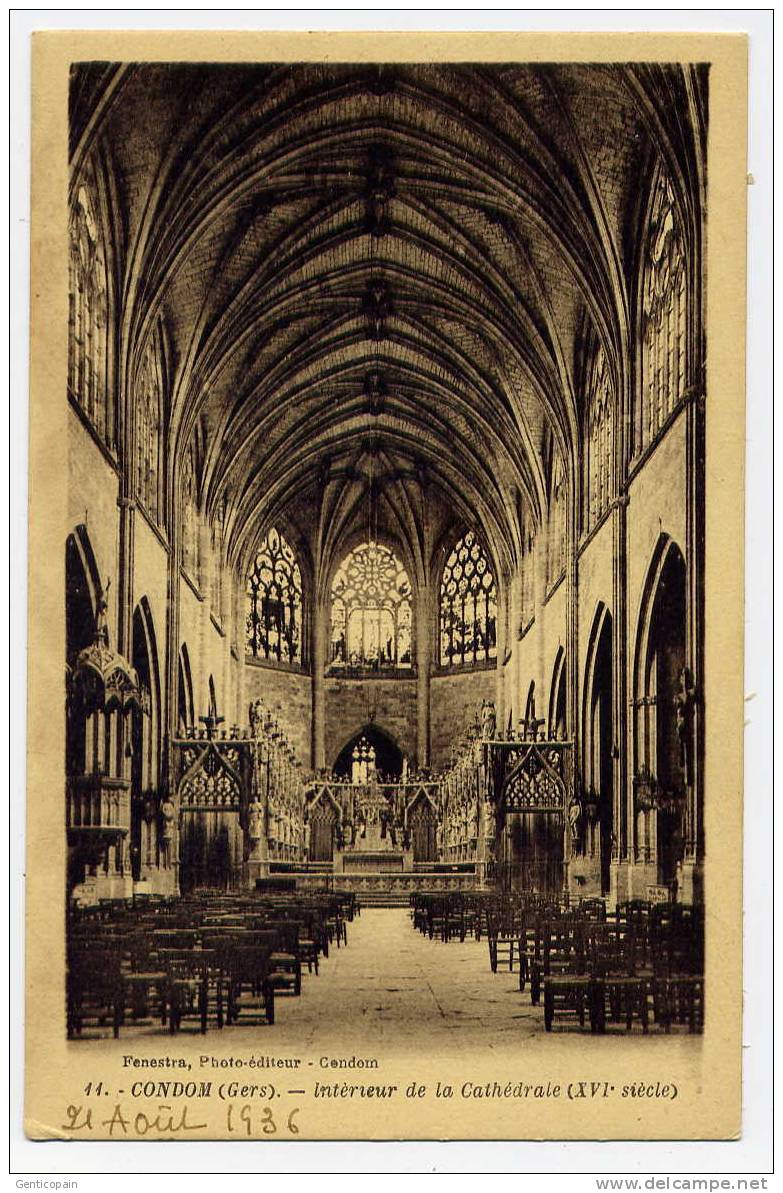 I3 - CONDOM - Intérieur De La Cathédrale - Condom