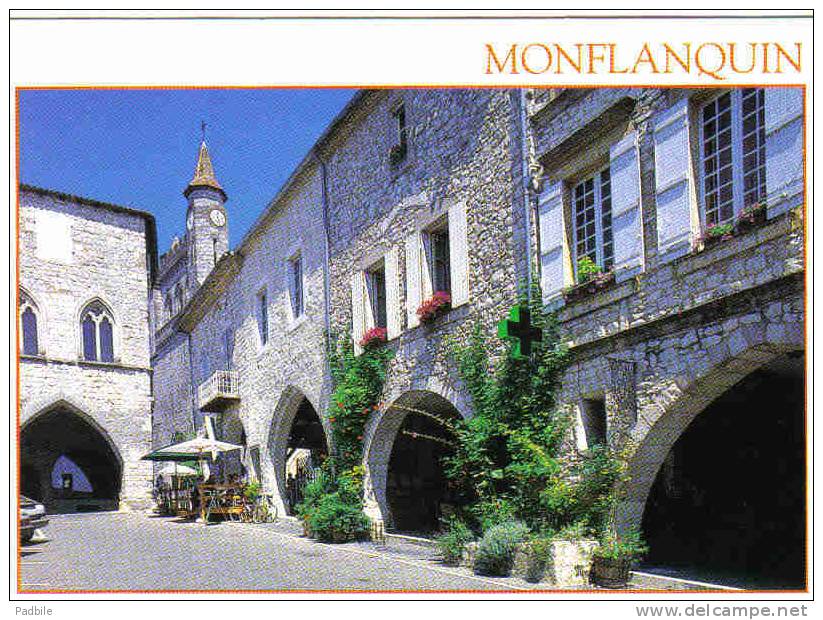 Carte Postale  47.  Monflanquin   Trés Beau Plan - Monflanquin