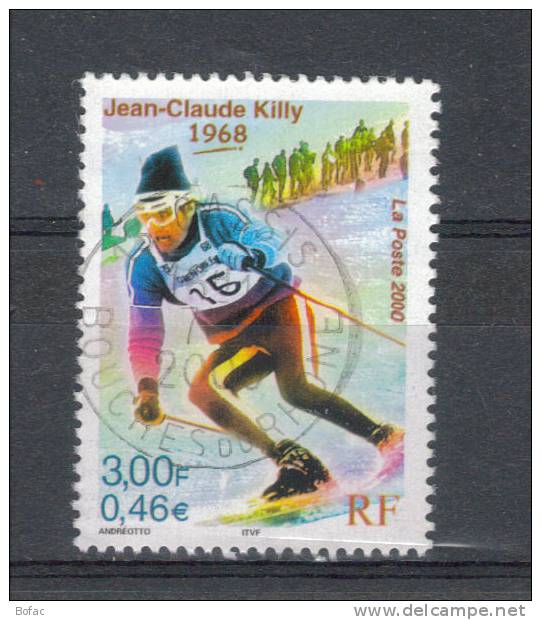 3315 OB FRANCE "JEAN CLAUDE KILLY"  Jeux Olympiques D'hiver 1968 (thèmes) - Inverno1968: Grenoble