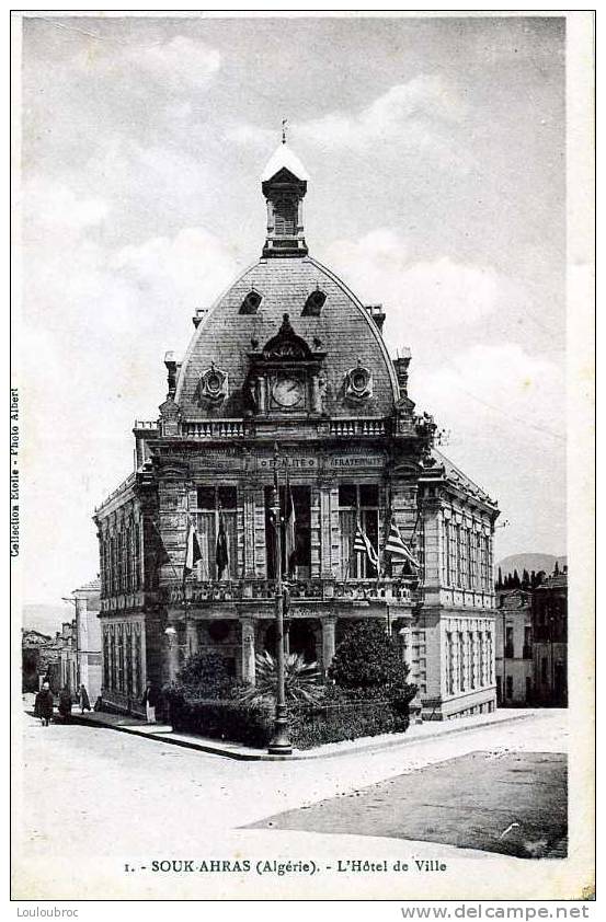 SOUK AHRAS ALGERIE L'HOTEL DE VILLE PHOTO ALBERT COLLECTION ETOILE - Souk Ahras