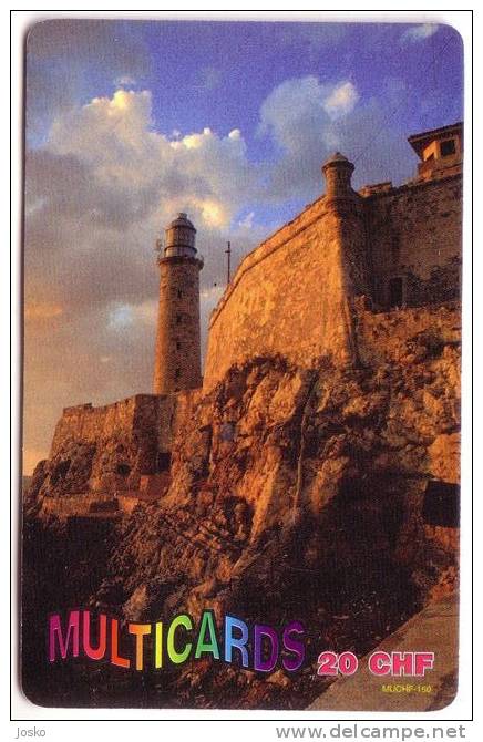 LIGHTHOUSE ( Switzerland Rare Card Multicards ) Leuchtturm Phare Leuchttürme Phares Lighthouses Faro Farol Lanterna - Fari