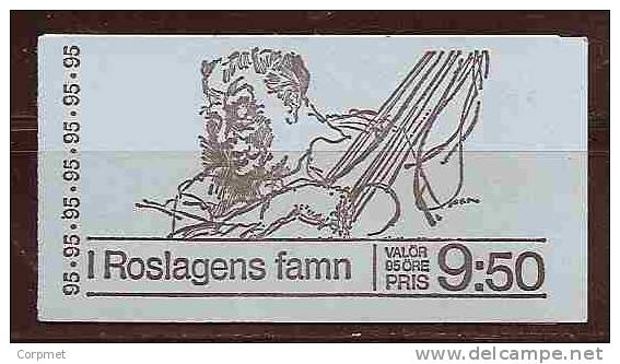 SWEDEN  -ROSLAGENS FAMN - POET EVERT TAUBE - MUSIC - BOOKLET - CARNET - Yvert # C 965  - Complete 10 Stamps - MINT (NH) - 1951-80