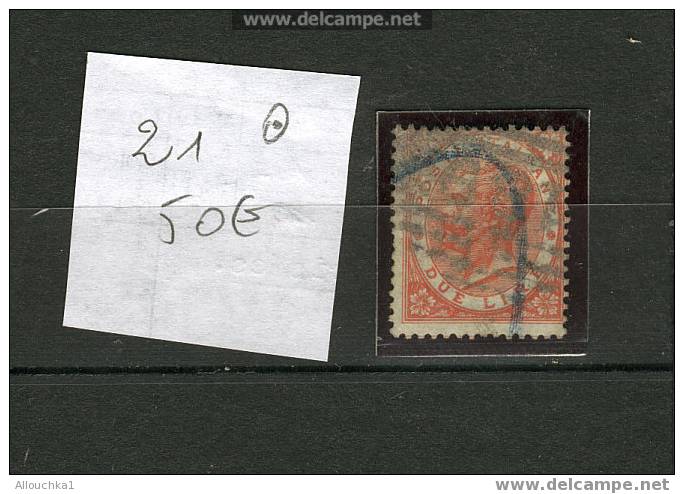 ITALIE /ITALIA    POSTE ITALIANE / 1863/77 EN OBLITERES ROYAUME COTE 50 EUROS EN 1996 - Usados