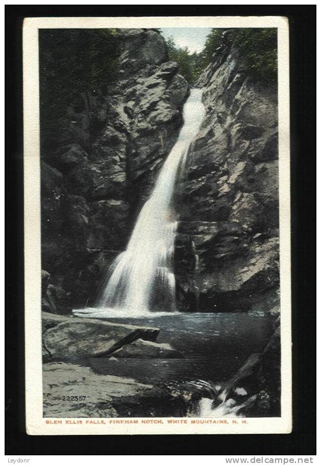 Glen Ellis Falls, Pinkham Notch, White Mountains, New Hampshire - White Mountains