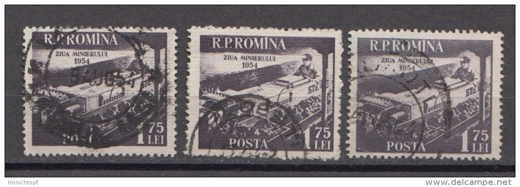 Rumänien; 1954; Michel 1478 O; Tag Des Bergmannes; - Used Stamps