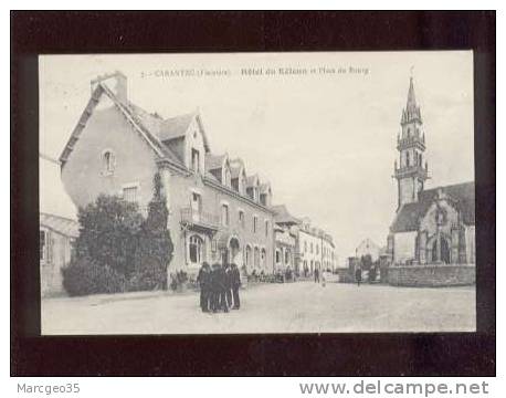 25709 Carantec Hôtel Du Kélenn & Place Du Bourg édit.N.L. N° 7  Animée  Belle Carte - Carantec