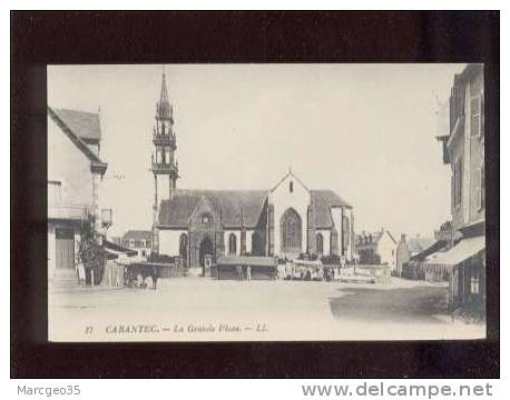 25711 Carantec La Grande Place édit.LL N° 17 Animée Marché Belle Carte - Carantec