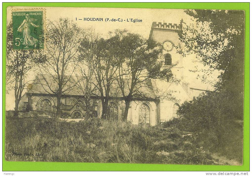 EGLISE 1913 - Houdain