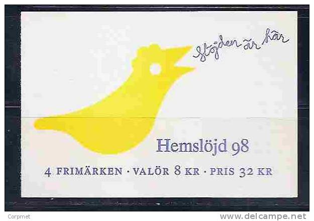 SWEDEN  - HEMSLÖJD 1998 - BOOKLET - CARNET - Yvert # C 2028 Complete - VF USED - 1981-..